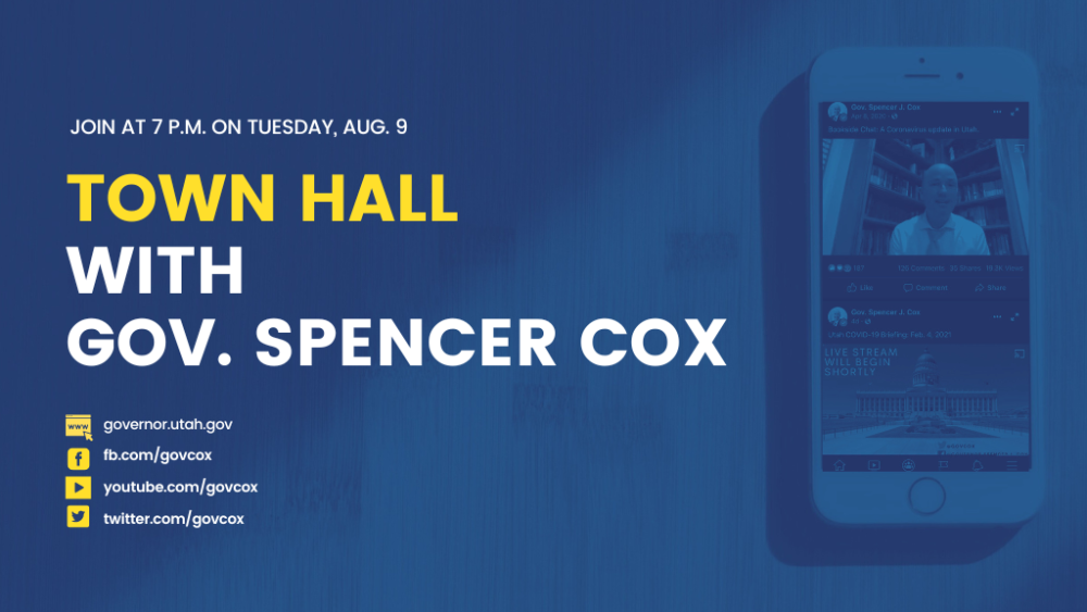 Featured image for “Watch: Gov. Cox answers your questions in a live town hall”