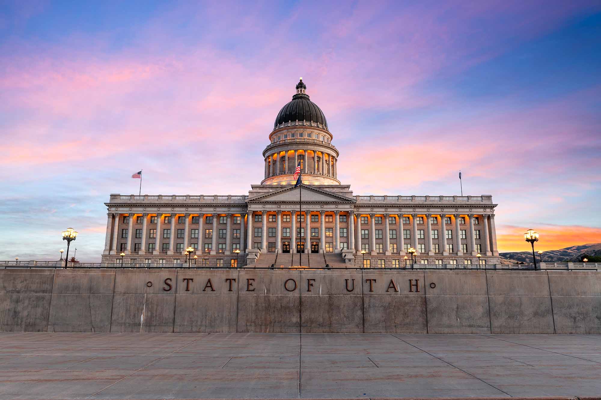 View of the Utah Capitol building